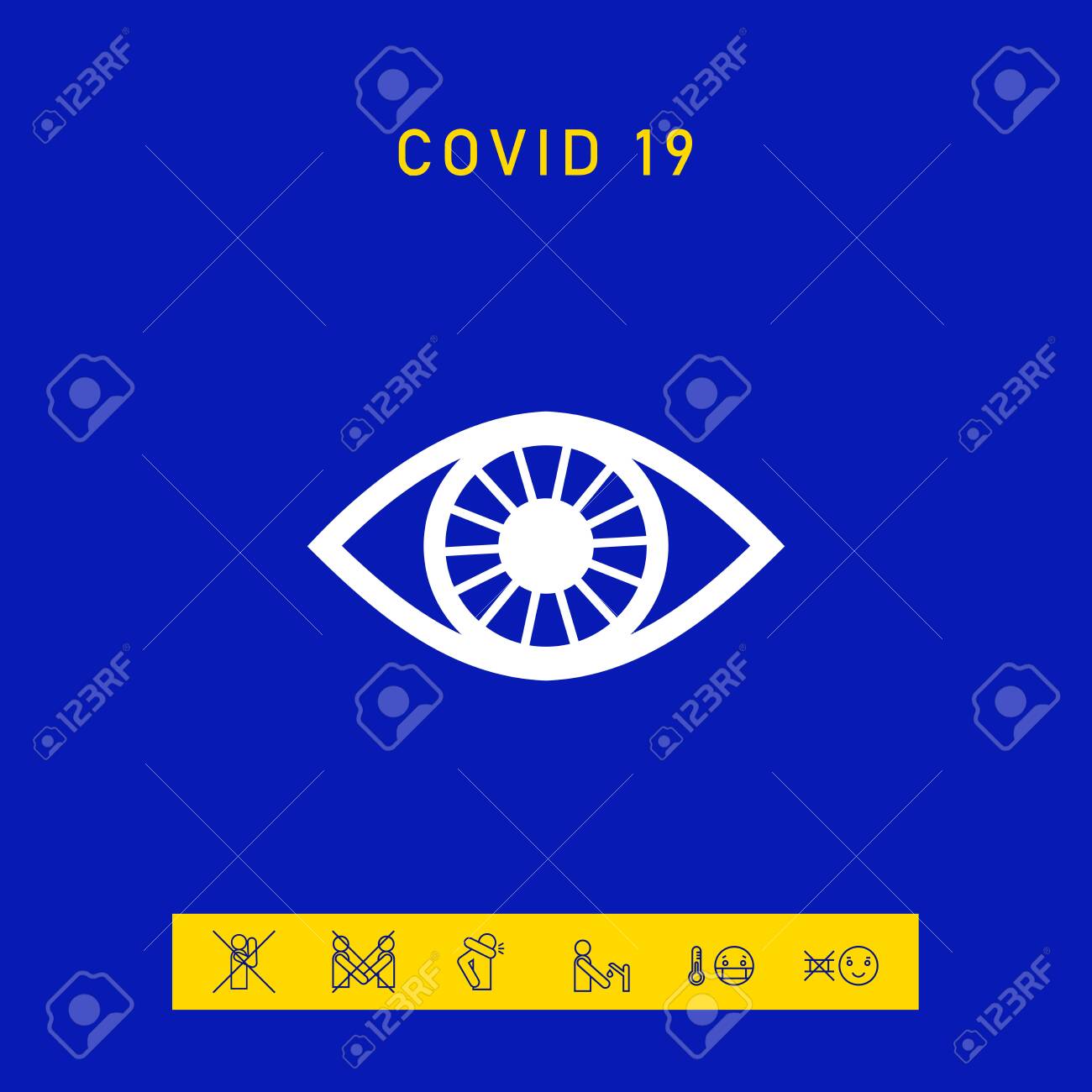 Eye symbol icon. Elements for your design - 144676439 Eye symbol icon. Elements for your design - 144676439