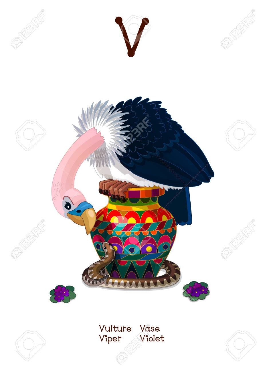 Serie Del Alfabeto Ingles De Animales Que Se Divierten