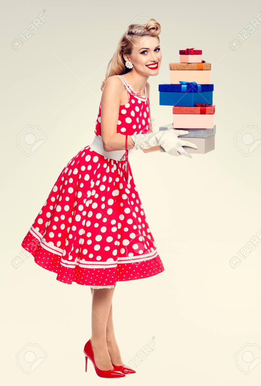 Robe rouge pin up sale