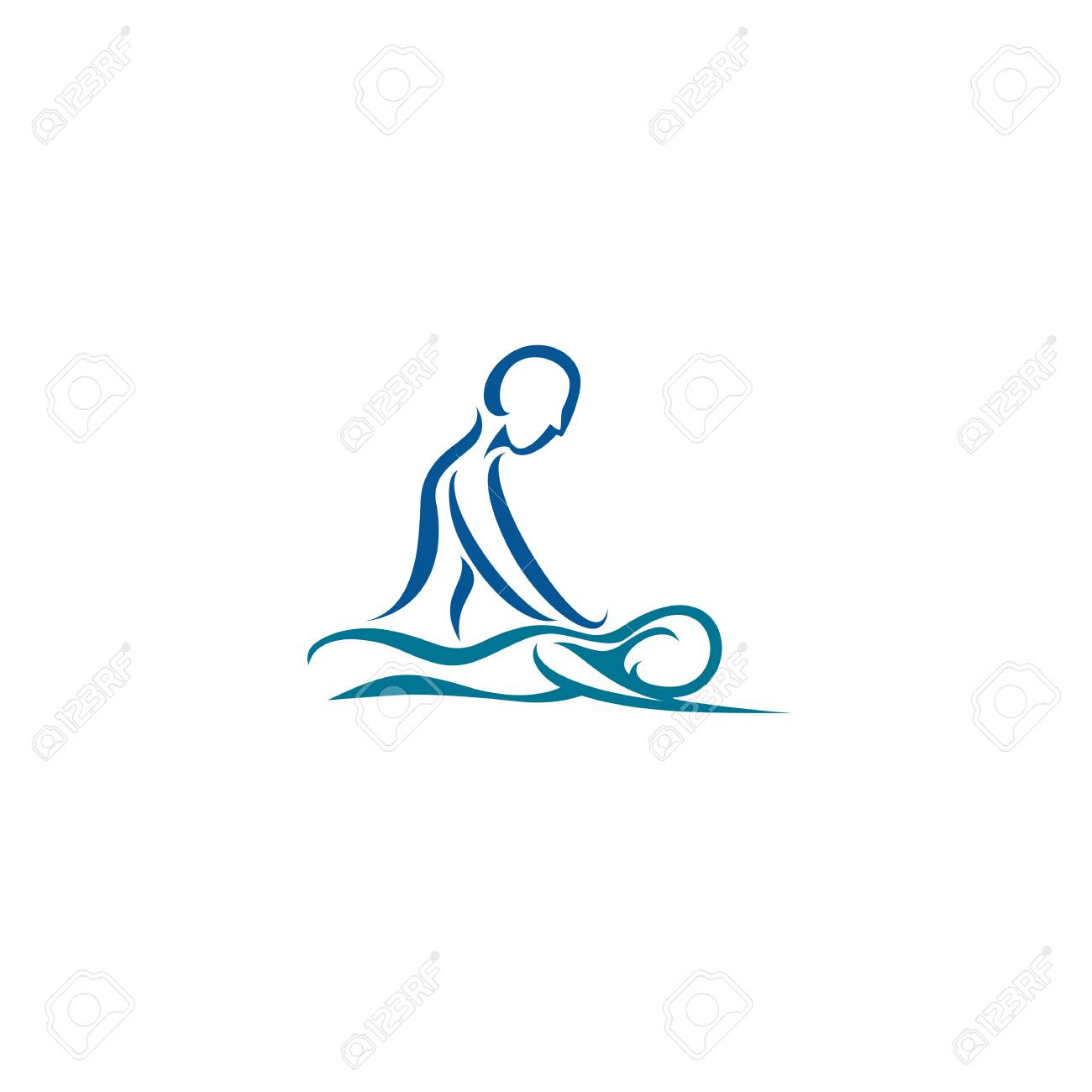 Creative spa center vector illustration. - 94819313 Creative spa center vector illustration. - 94819313