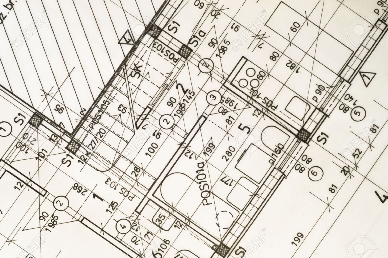 Architecture Drawing Paper architecture planning of interiors design on paper, stock photo Architecture Drawing Paper architecture planning of interiors design on paper, stock photo