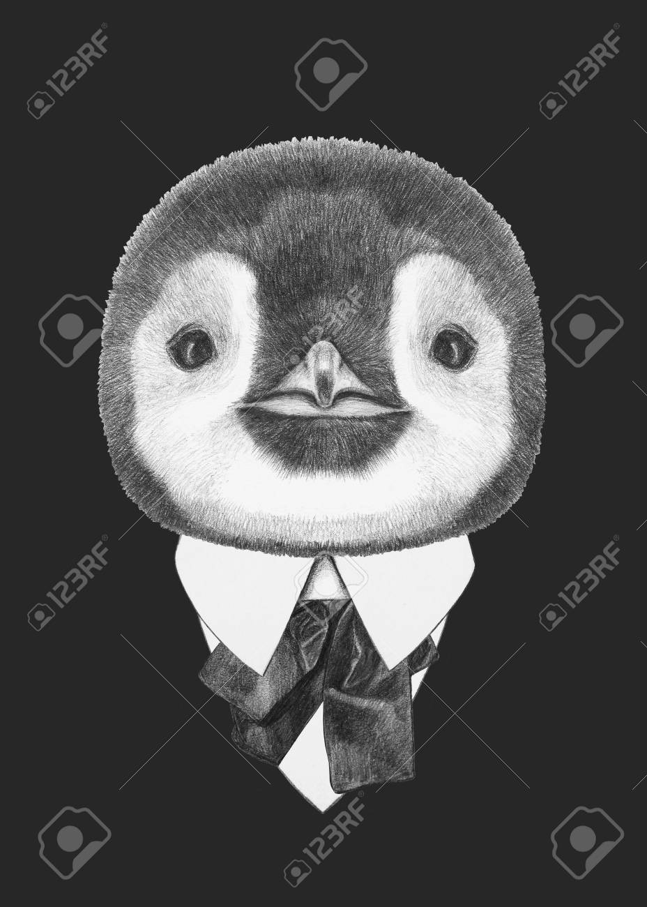 Pinguino con traje Clearance