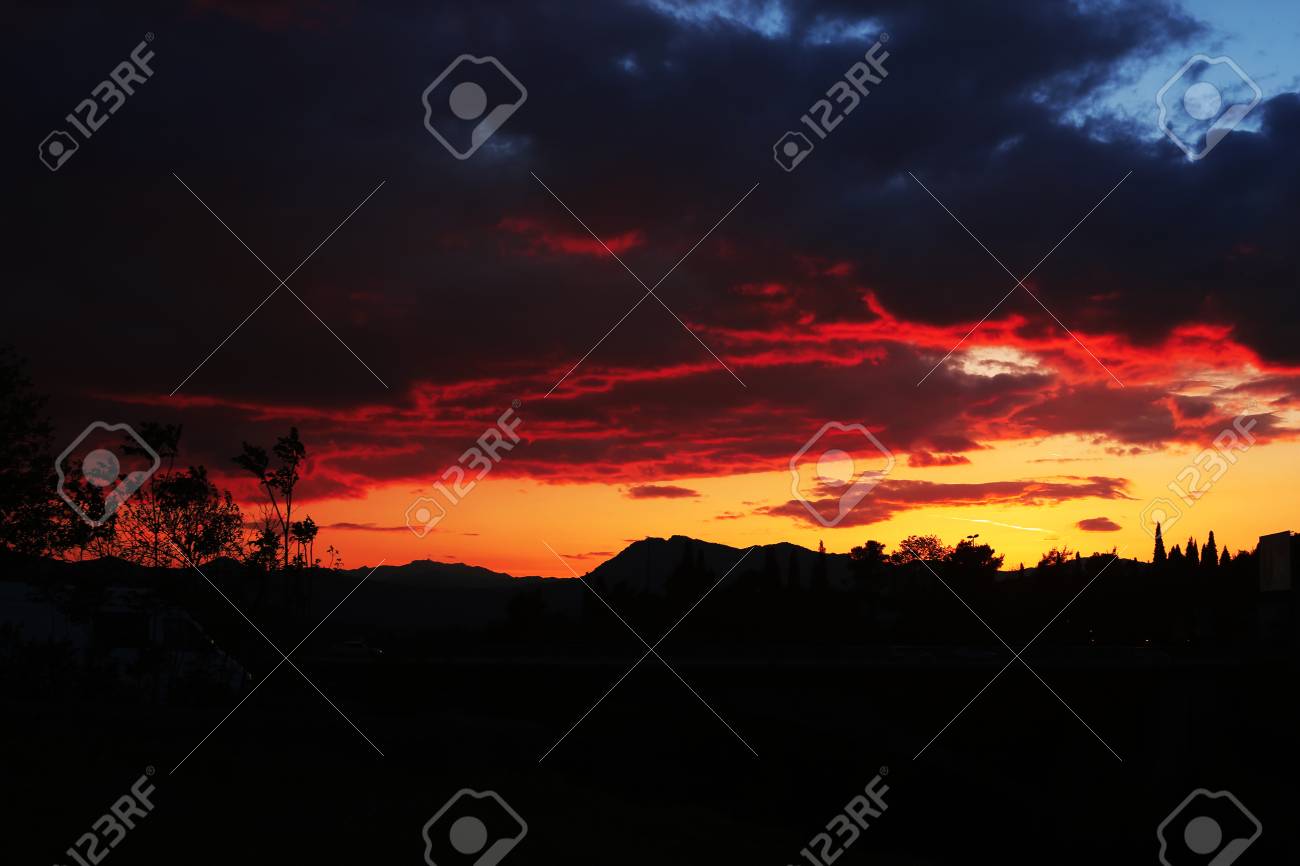 Sunset Cloudy Sky Background Over Night City Nature Stock Photo Picture And Royalty Free Image Image Sunset Cloudy Sky Background Over Night City Nature Stock Photo Picture And Royalty Free Image Image