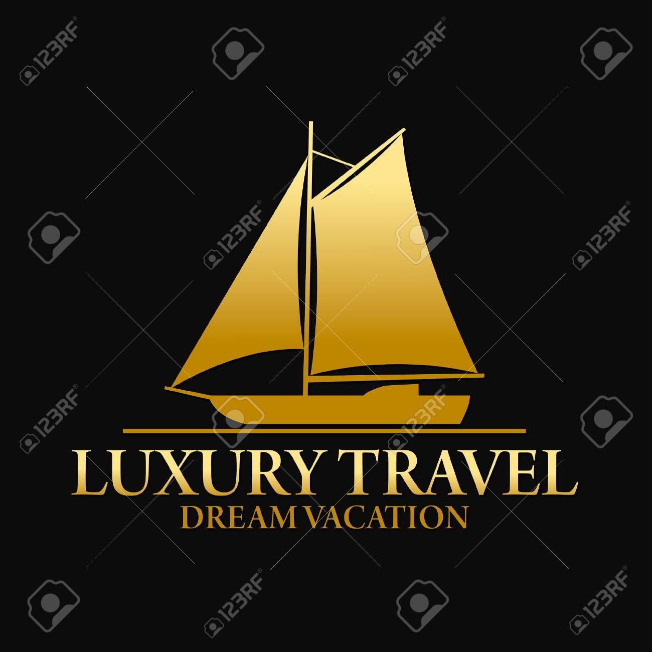 Luxury Dream Vacation Travel Logo Royalty Free Cliparts Vectors And Stock Illustration Image 36673570 123rf