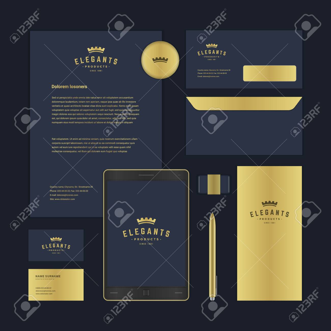luxyry icon presentation corporate identity template mock up luxyry icon presentation corporate identity template mock up, Presentation templates
