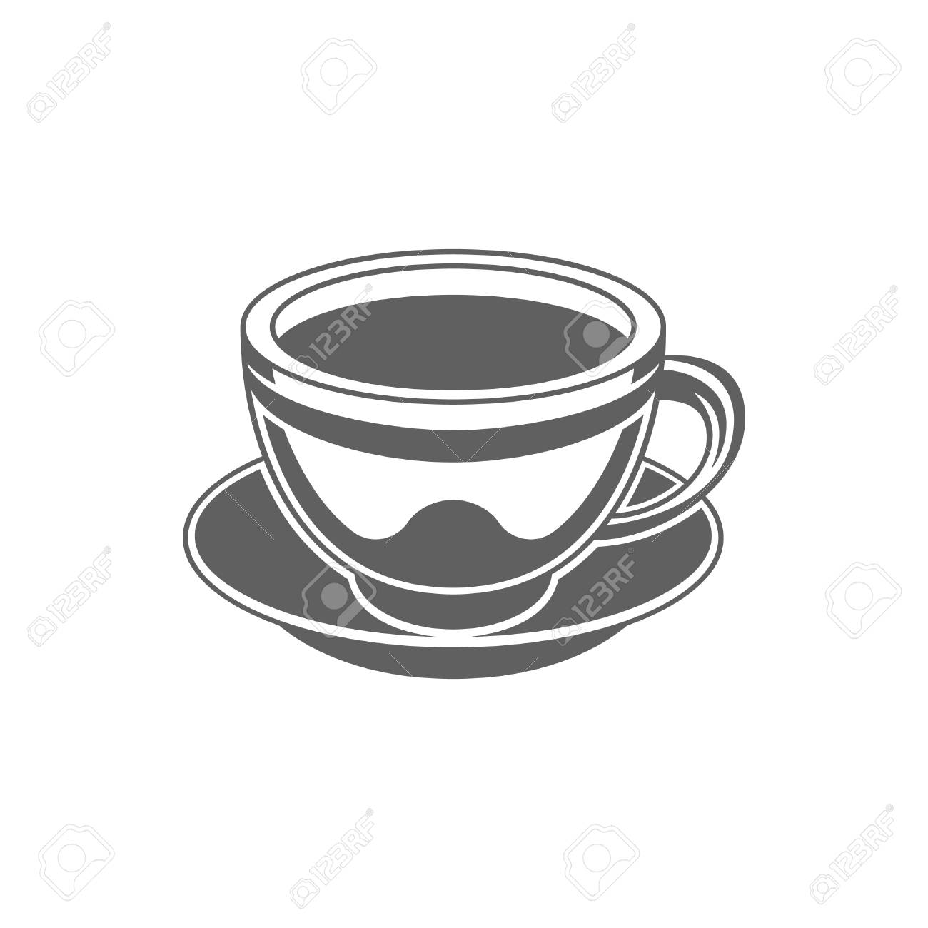 coffee or tea cup vector illustration coffee cup silhouette