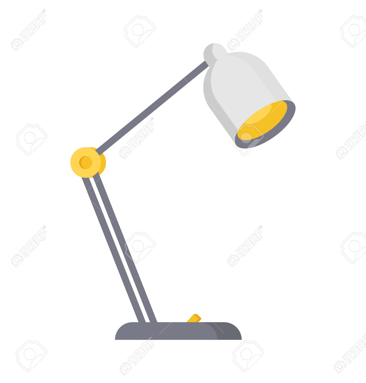 Stationery Table Lamp For Desk Lighting Work Or Studying Isometric Icon  Vector Illustration. Office Electrical Metallic Glow For Reading Writing  Comfy Workspace Organization. Bright Decor Design Royalty Free SVG,  Cliparts, Vectors, and, image size:1242x1300