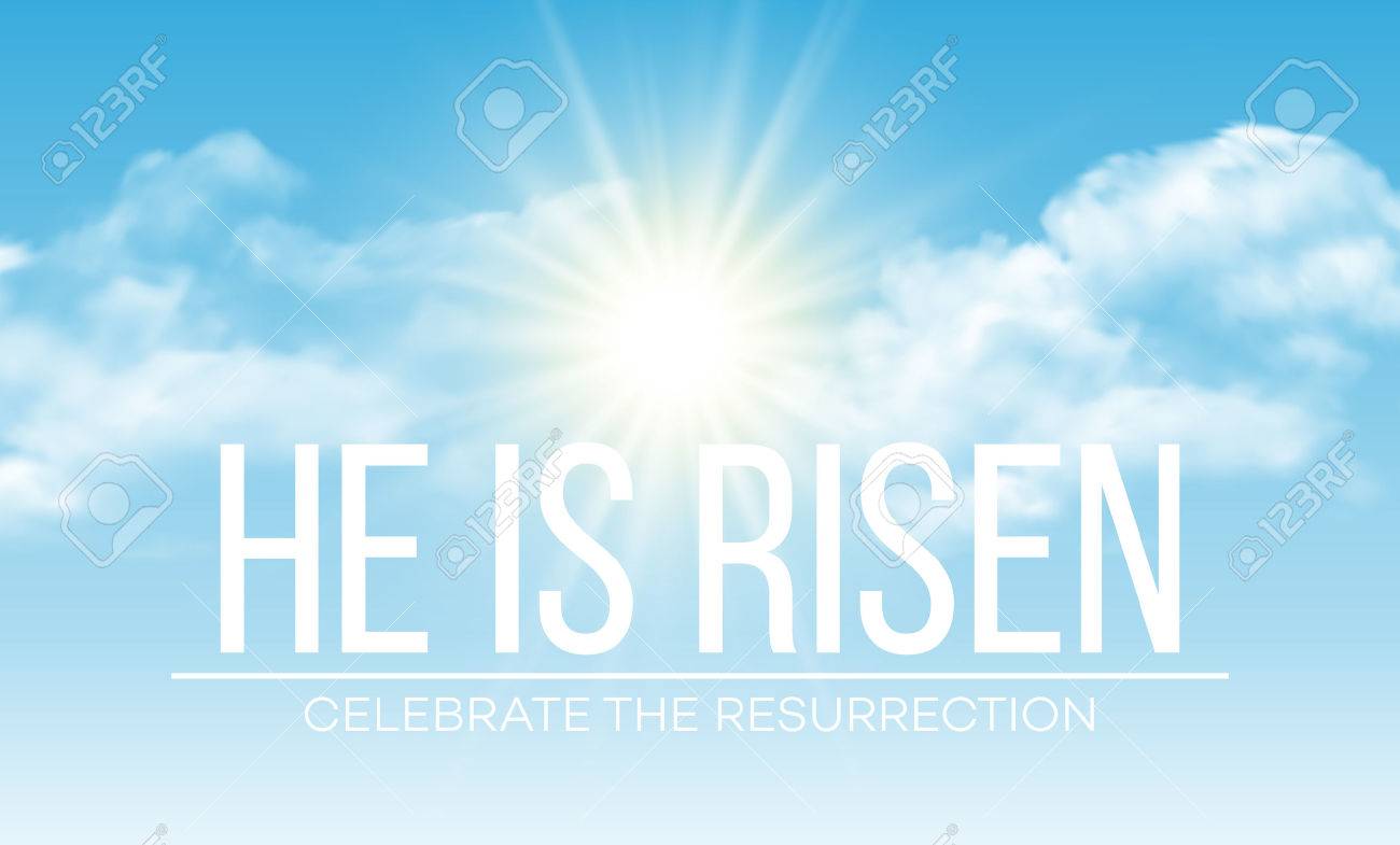 He is risen. Easter background. Vector illustration EPS10 - 52029414 He is risen. Easter background. Vector illustration EPS10 - 52029414