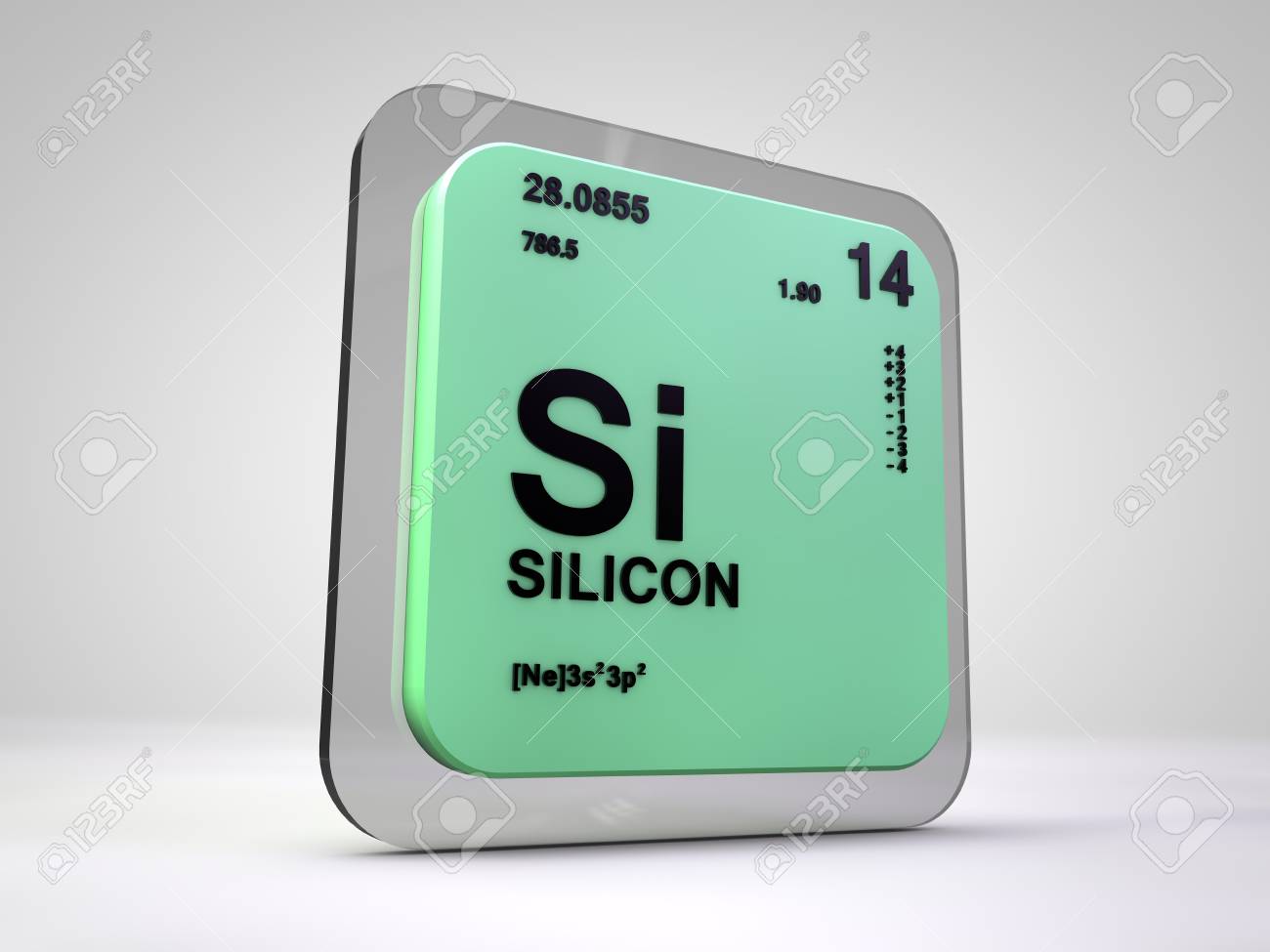 シリコン シリコン 元素周期表 3 D レンダリング の写真素材 画像素材 Image シリコン シリコン 元素周期表 3 D レンダリング の写真素材 画像素材 Image