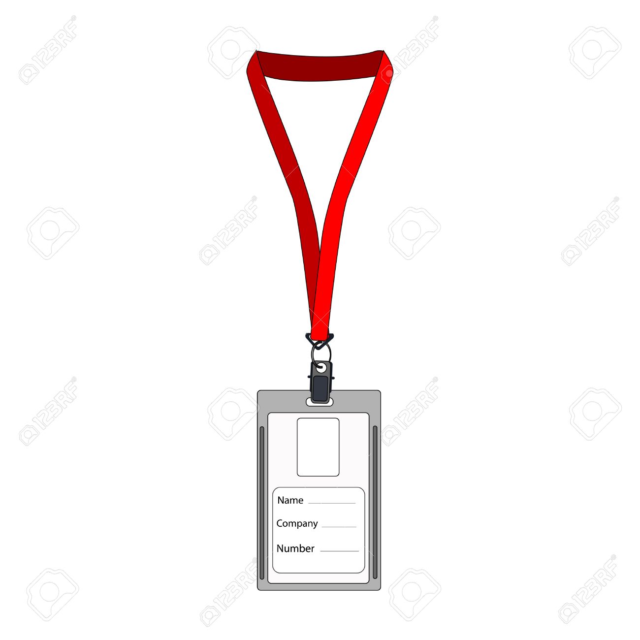 illustration of badge employee badge employee card employee