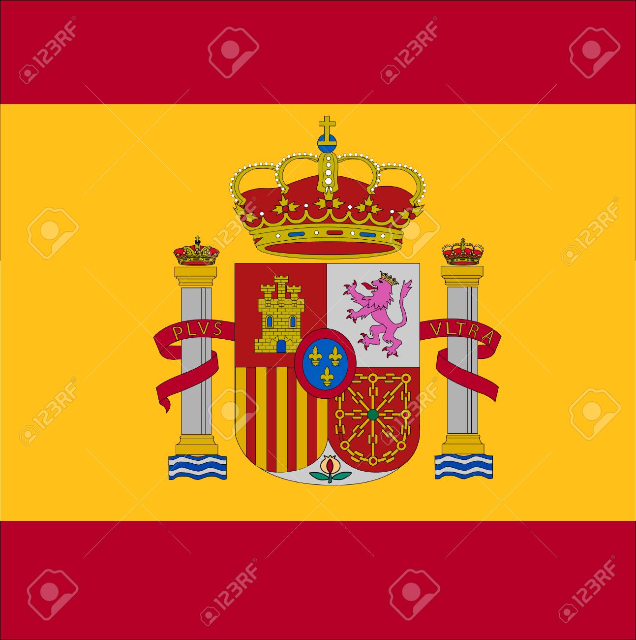 Illustration Of Spain Spain Flag Royalty Free Cliparts Vectors And Stock Illustration Image