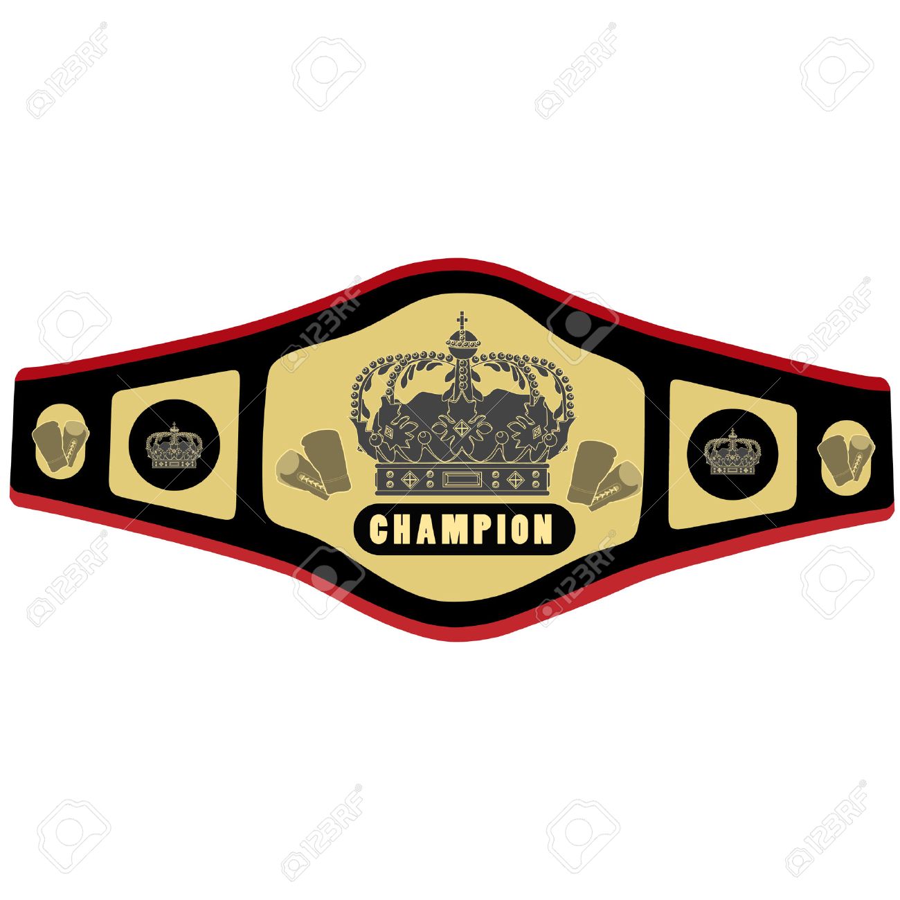 Boxing belt vector illustration. Competition belt. Golden champion belt. Championship belt icon - 44024098 Boxing belt vector illustration. Competition belt. Golden champion belt. Championship belt icon - 44024098
