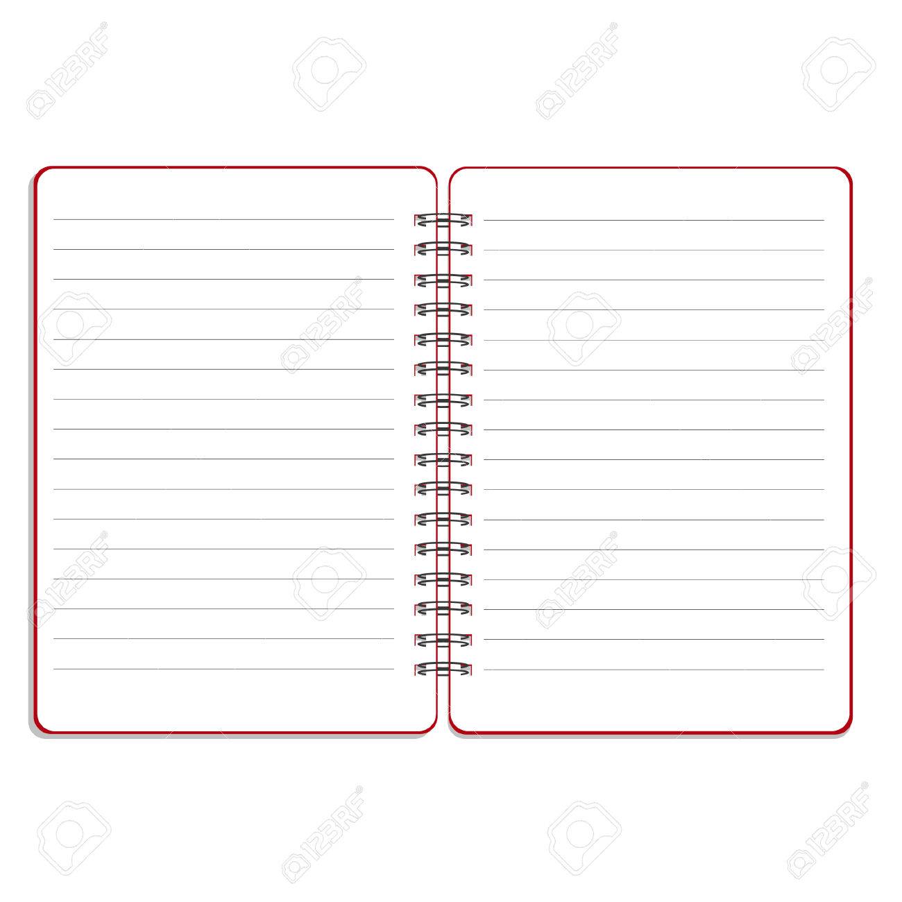 vector illustration of blank