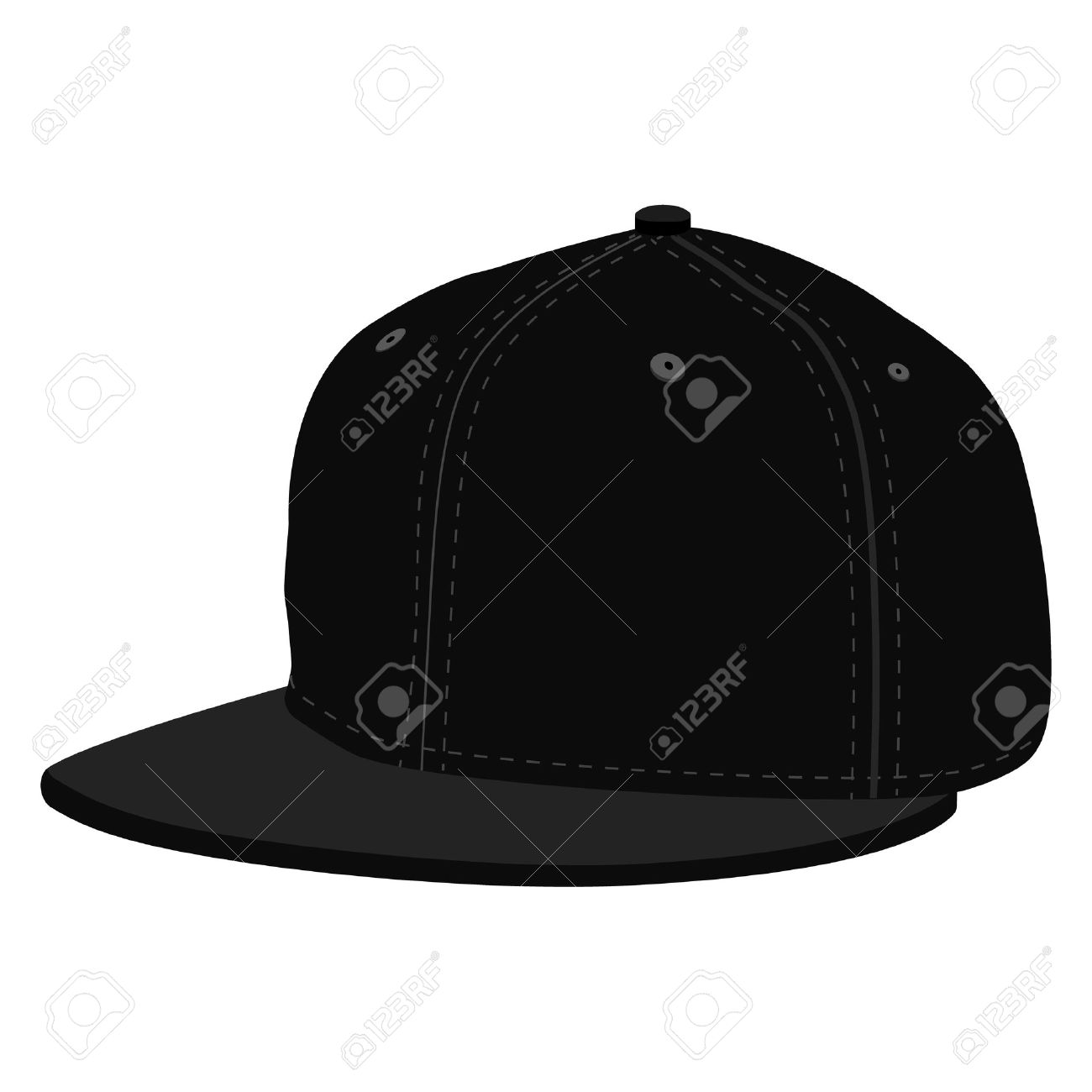 illustration black hip hop or rapper baseball cap. Baseball cap icon - 49353679 illustration black hip hop or rapper baseball cap. Baseball cap icon - 49353679