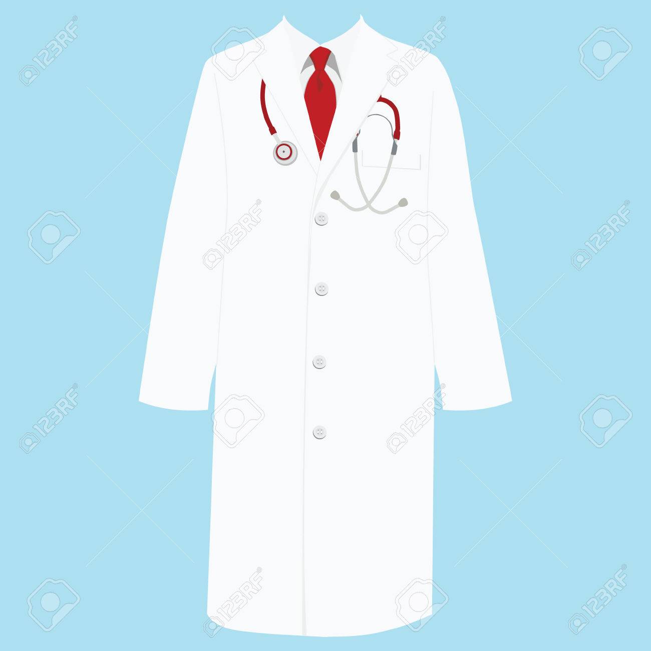 Vector Illustration White Work Clothes ...