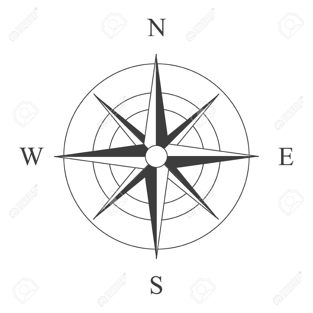 Raster Darstellung Schwarz Windrose Isoliert Auf Weiss Kompassrose Symbol Lizenzfreie Fotos Bilder Und Stock Fotografie Image 76164349