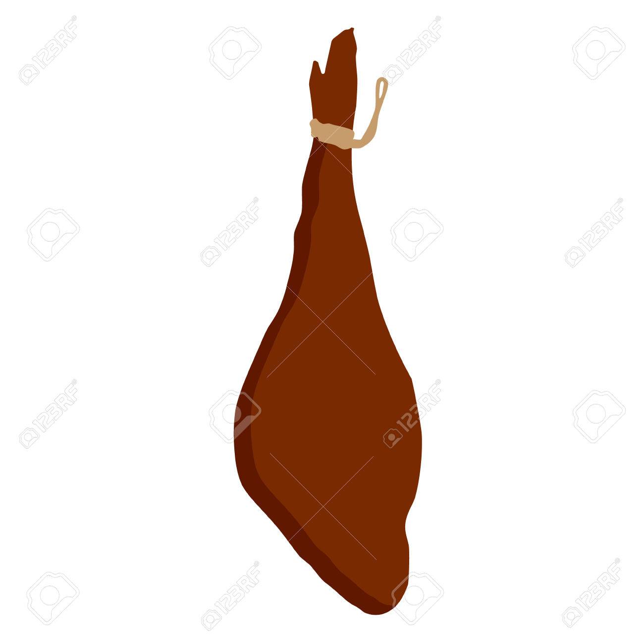 Vector Illustration Meat Product Cut. Smoked Beef Leg. Gammon Royalty Free  SVG, Cliparts, Vectors, and Stock Illustration. Image 78913638., image size:1300x1300