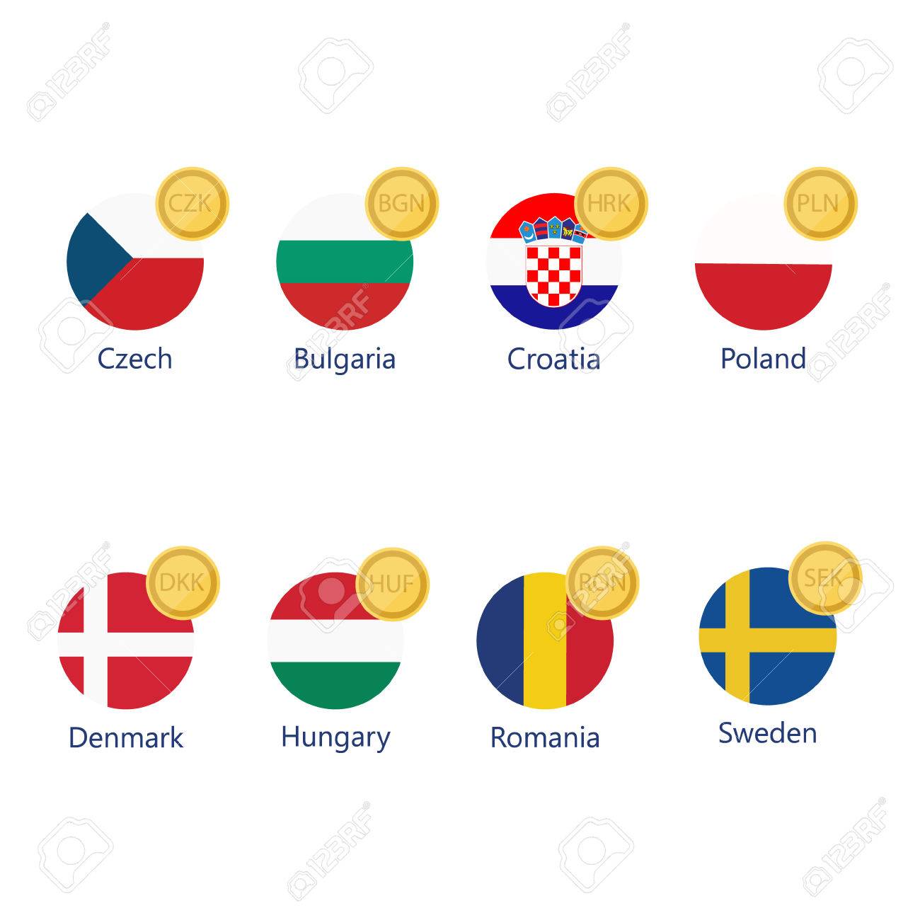 vector illustration world currency