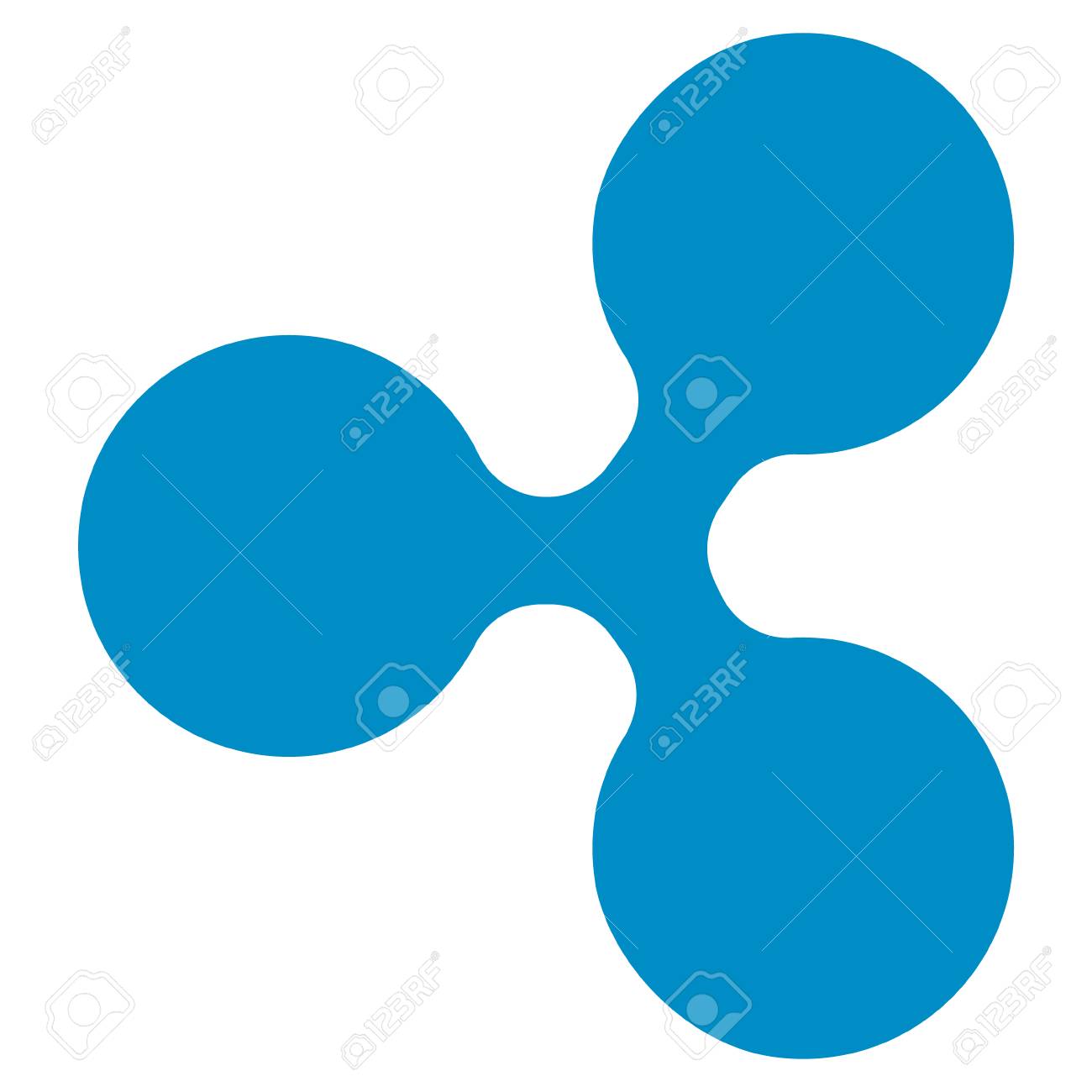 래스터 그림 리플 암호화 통화 블록 체인 플랫 흰색 배경에 고립. 로열티 무료 사진, 그림, 이미지 그리고 스톡포토그래피. Image  94127275