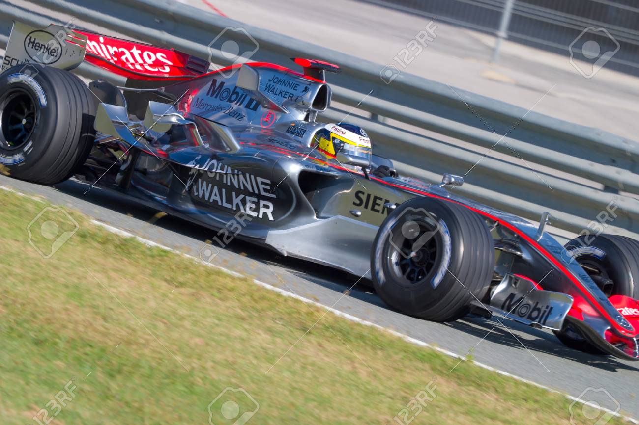Jerez De La Frontera Spain Oct 11 Pedro De La Rosa Of Mclaren