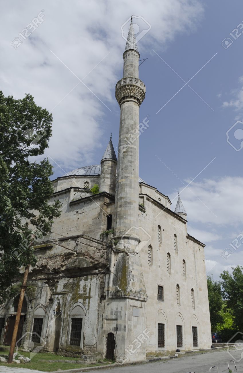 Immagini Stock Frammento Della Piu Bella Moschea Della Penisola Balcanica Ibrahim Pasha Razgrad Bulgaria Image