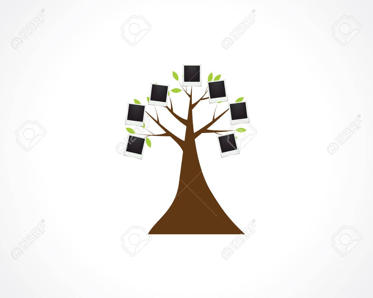 family tree blank template royalty free cliparts vectors and stock