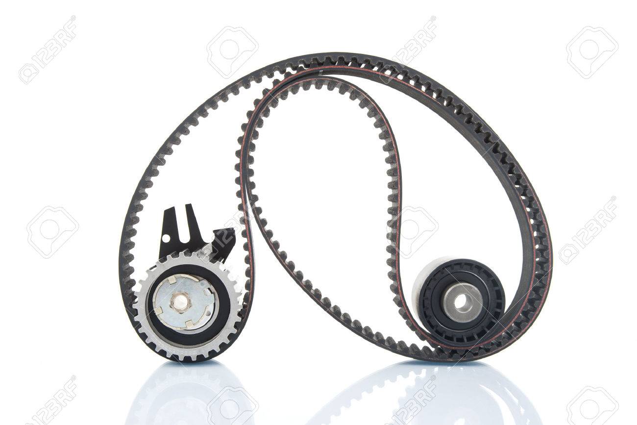 Image of timing belt with rollers selective focus - 24439892 Image of timing belt with rollers selective focus - 24439892
