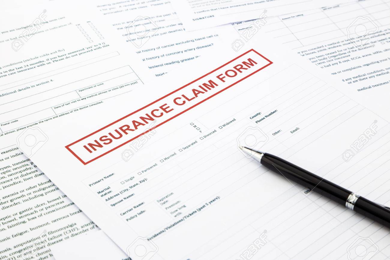 insurance claim form, paperwork and legal document, accidental and insurance concepts - 28040361 insurance claim form, paperwork and legal document, accidental and insurance concepts - 28040361
