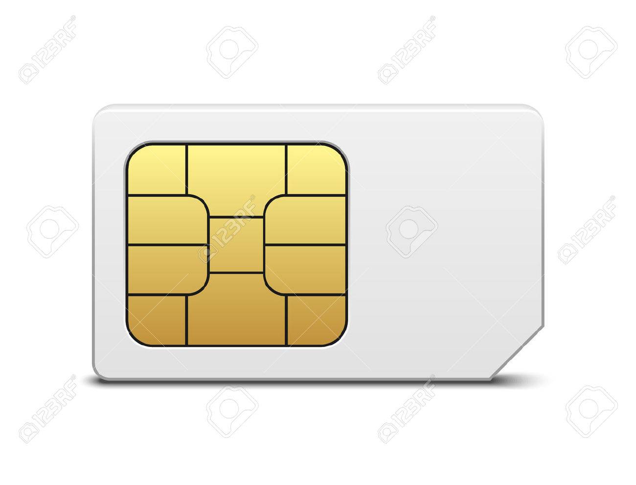 Sim Card Royalty Free Cliparts Vectors And Stock Illustration Image