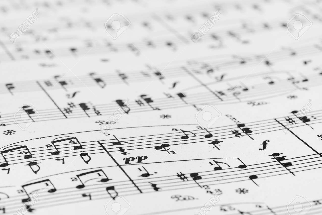 楽譜 抽象芸術の背景 の写真素材 画像素材 Image