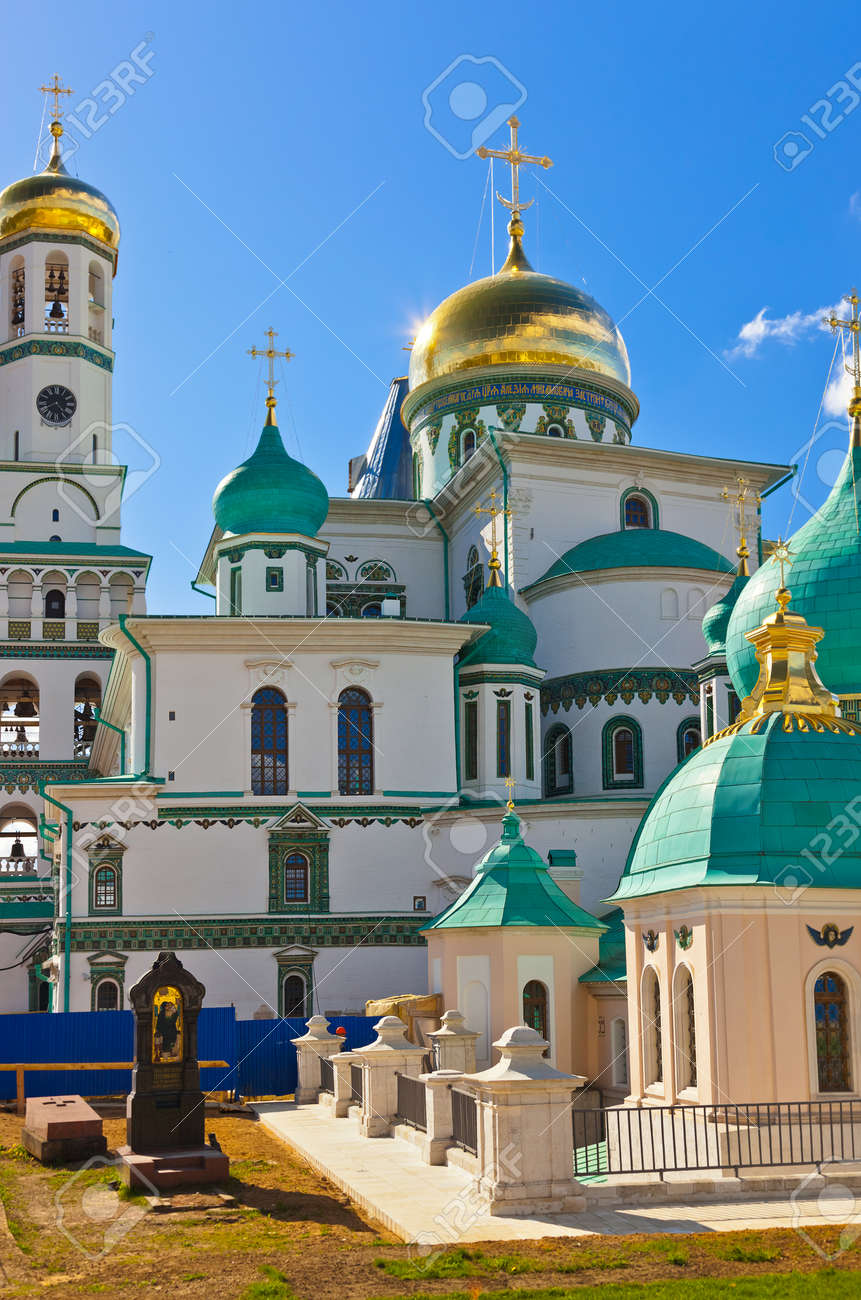 有名な新しいエルサレム修道院 Istra ロシア の写真素材 画像素材 Image