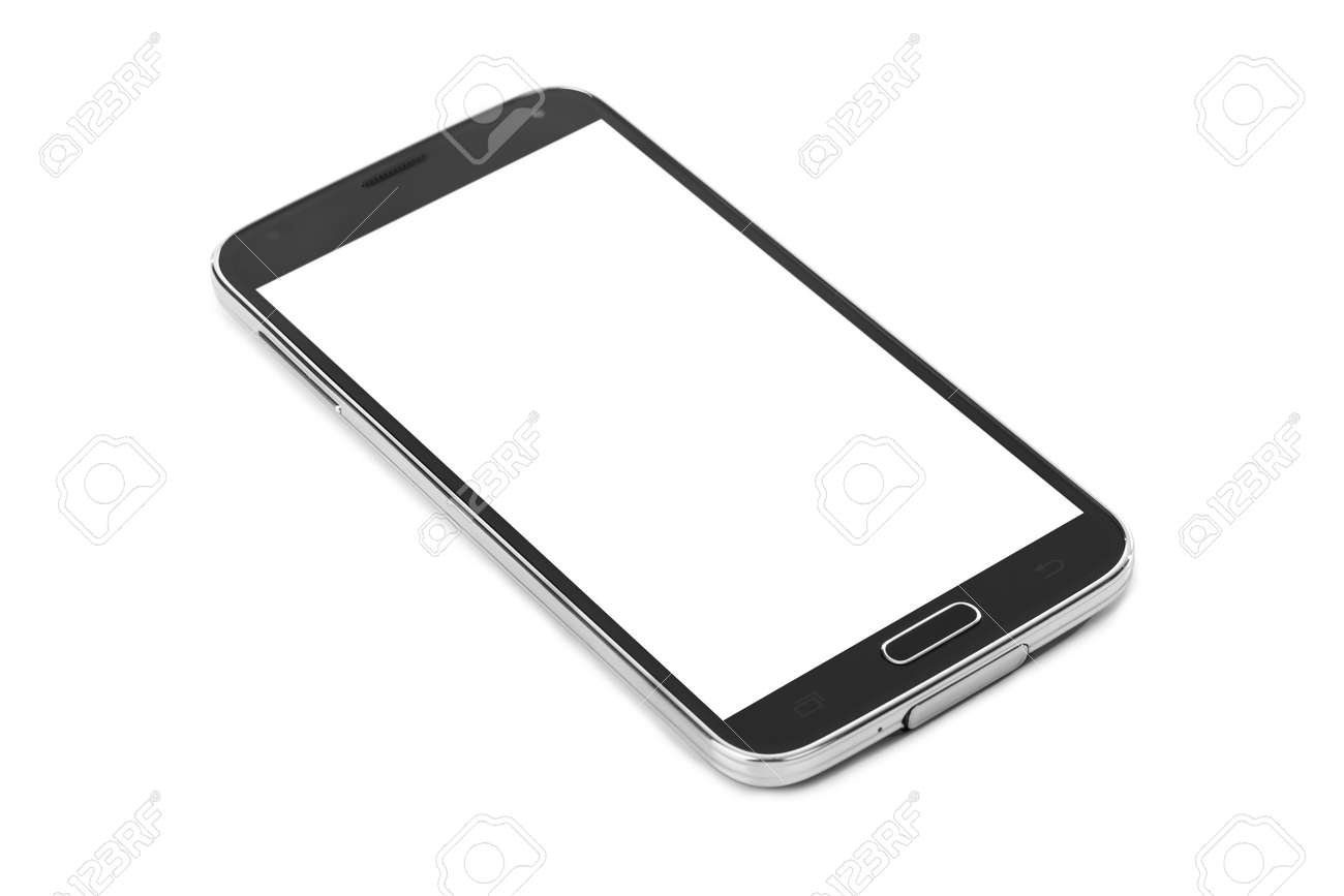 Smartphone isolated on white background - 46637518 Smartphone isolated on white background - 46637518