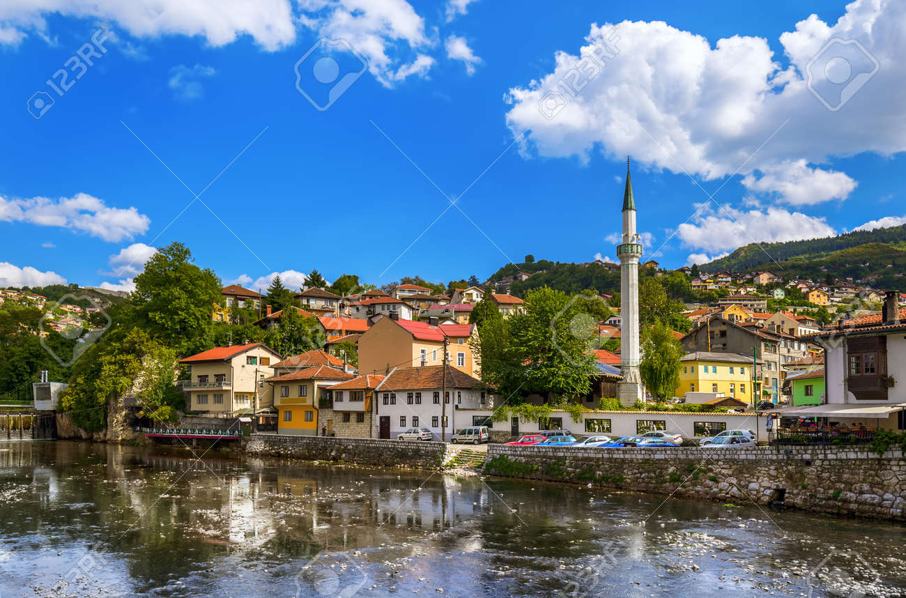 Old town Sarajevo - Bosnia and Herzegovina - architecture travel background - 49015113 Old town Sarajevo - Bosnia and Herzegovina - architecture travel background - 49015113