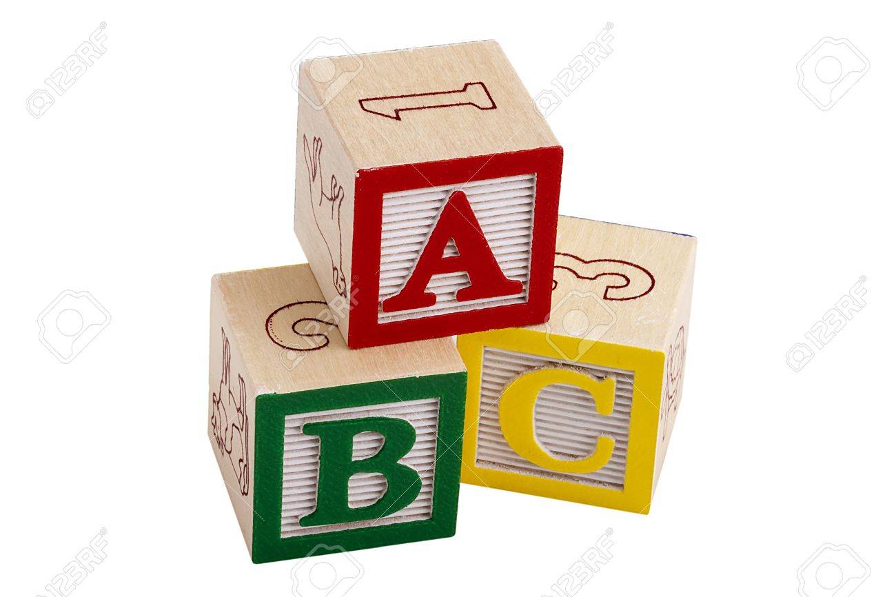 文字と数字の子供の知能の発達の木製ブロック の写真素材 画像素材 Image 8620630