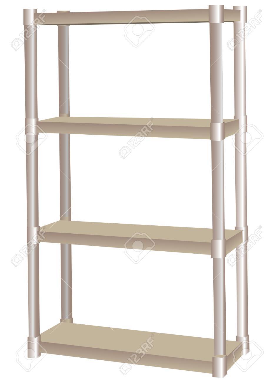 ガレージおよび産業使用のための棚 イラスト のイラスト素材 ベクタ Image
