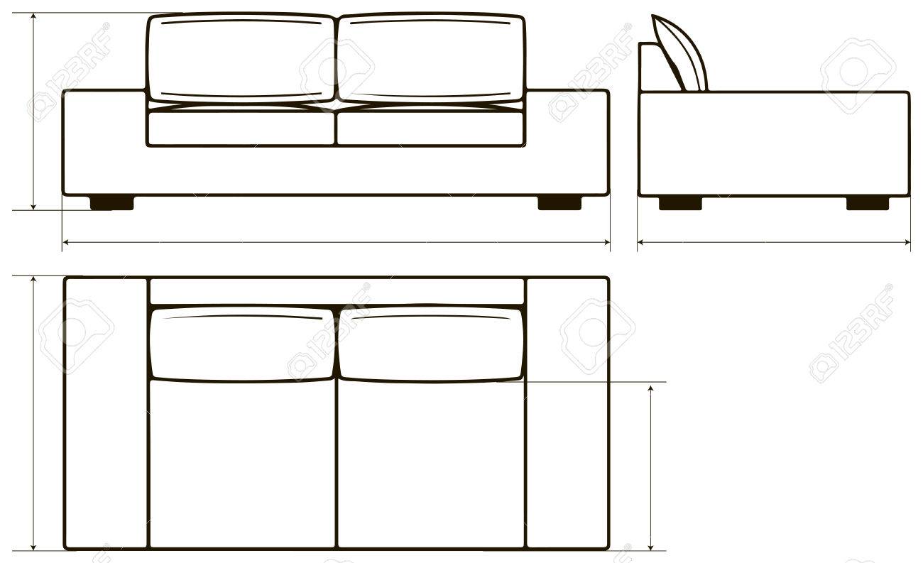 Couch Drawing Couch Drawing