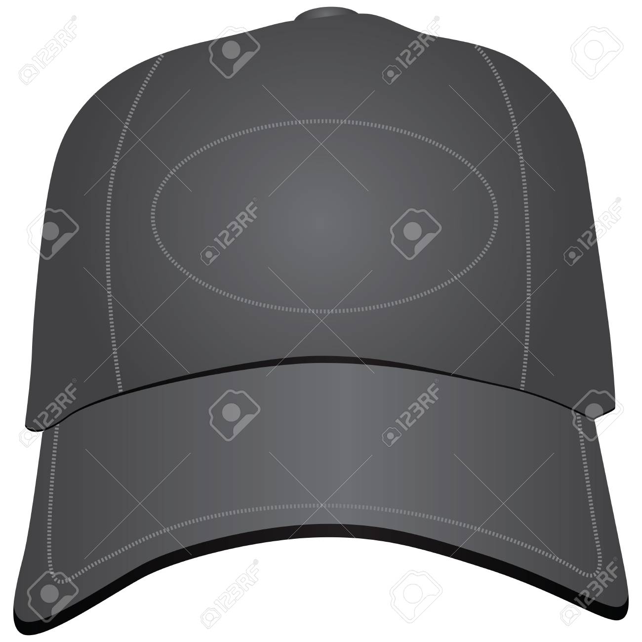 black cloth cap