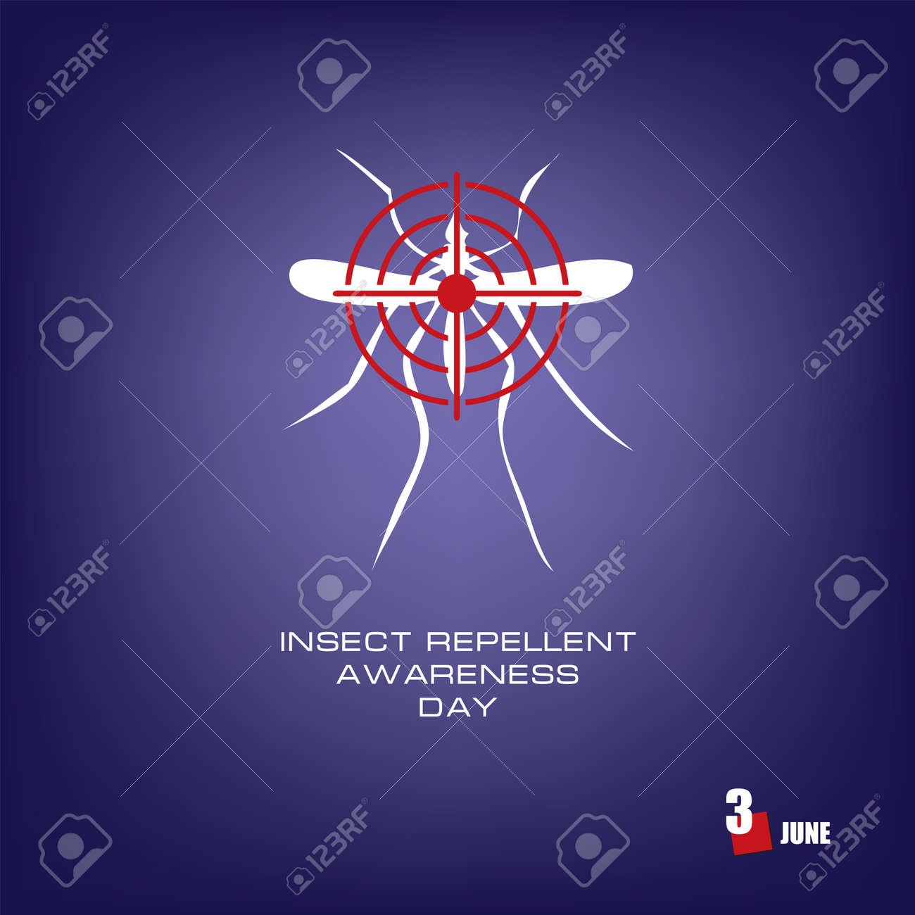 The calendar event is celebrated in june - Insect Repellent Awareness Day - 169676014 The calendar event is celebrated in june - Insect Repellent Awareness Day - 169676014