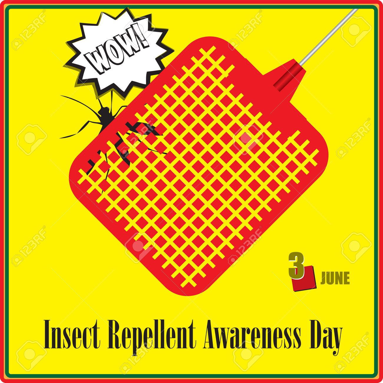 The calendar event is celebrated in june - Insect Repellent Awareness Day - 169676024 The calendar event is celebrated in june - Insect Repellent Awareness Day - 169676024