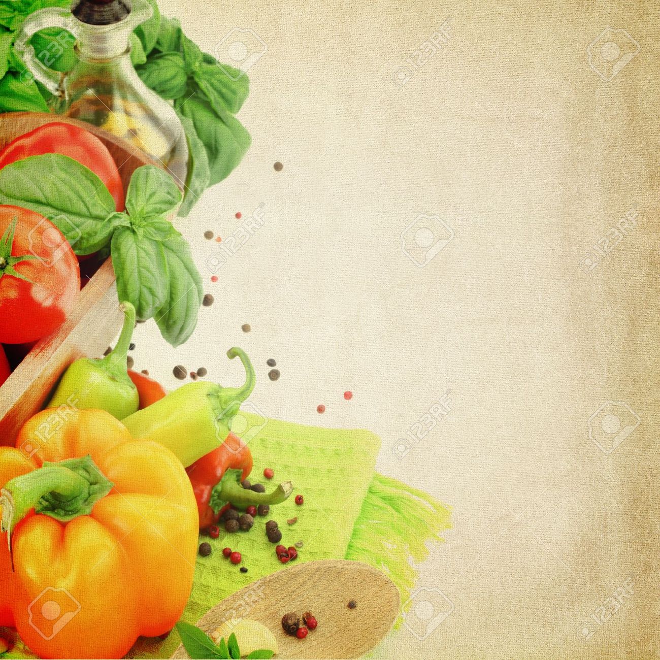 recipe background template
