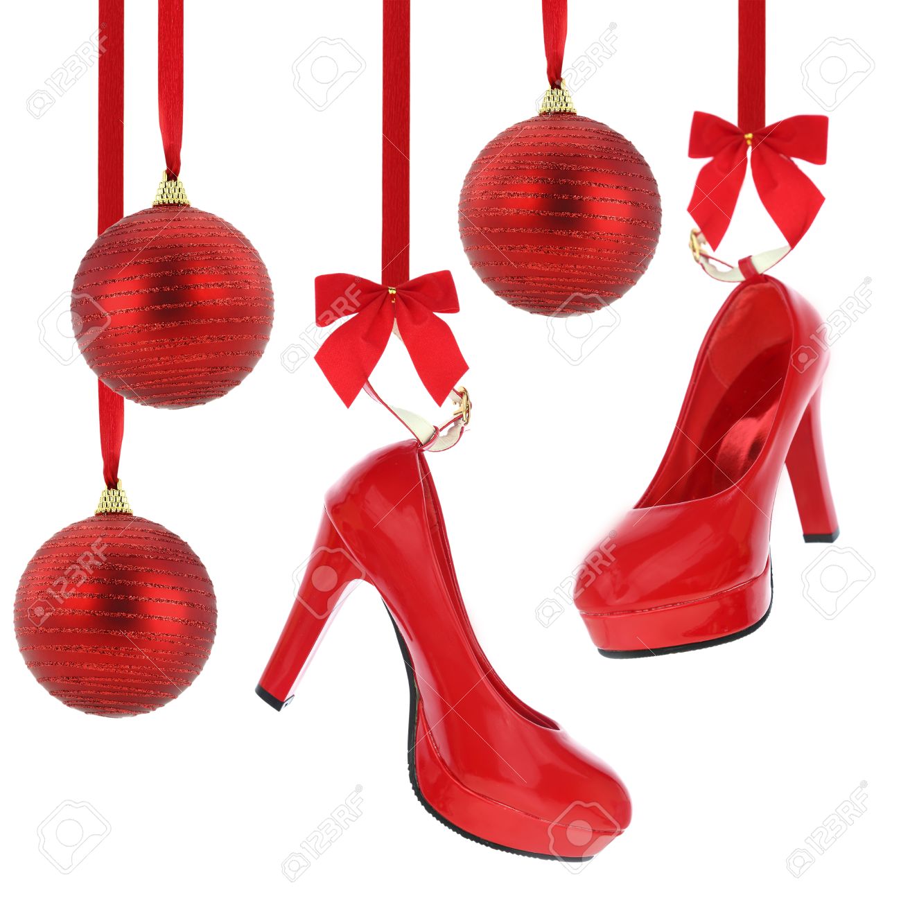christmas high heels