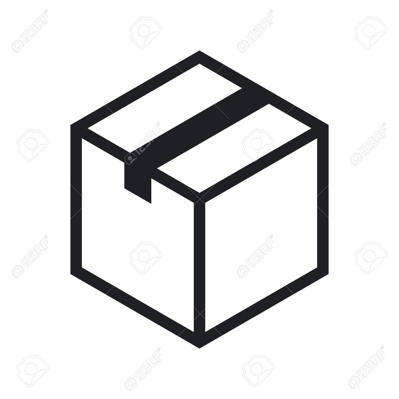 Isometric Cardboard Box Outline Icon Modern Minimal Flat Design Royalty Free Cliparts Vectors And Stock Illustration Image Isometric Cardboard Box Outline Icon Modern Minimal Flat Design Royalty Free Cliparts Vectors And Stock Illustration Image