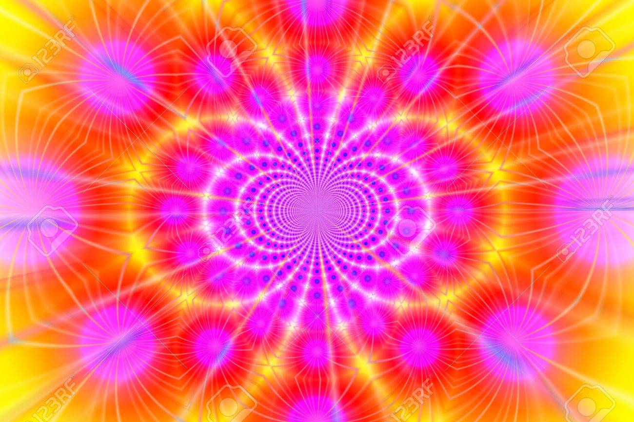 abstract retro background in red purple pink yellow orange pinkyellow