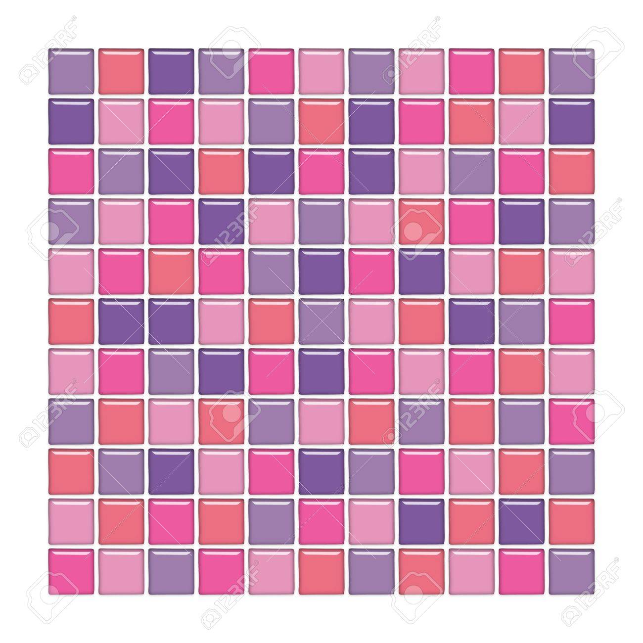 Petite Salle De Bain Style Scandinave ~ salle de bains avec mur rose pourpre et carreaux de mosa que de Petite Salle De Bain Style Scandinave ~ salle de bains avec mur rose pourpre et carreaux de mosa que de