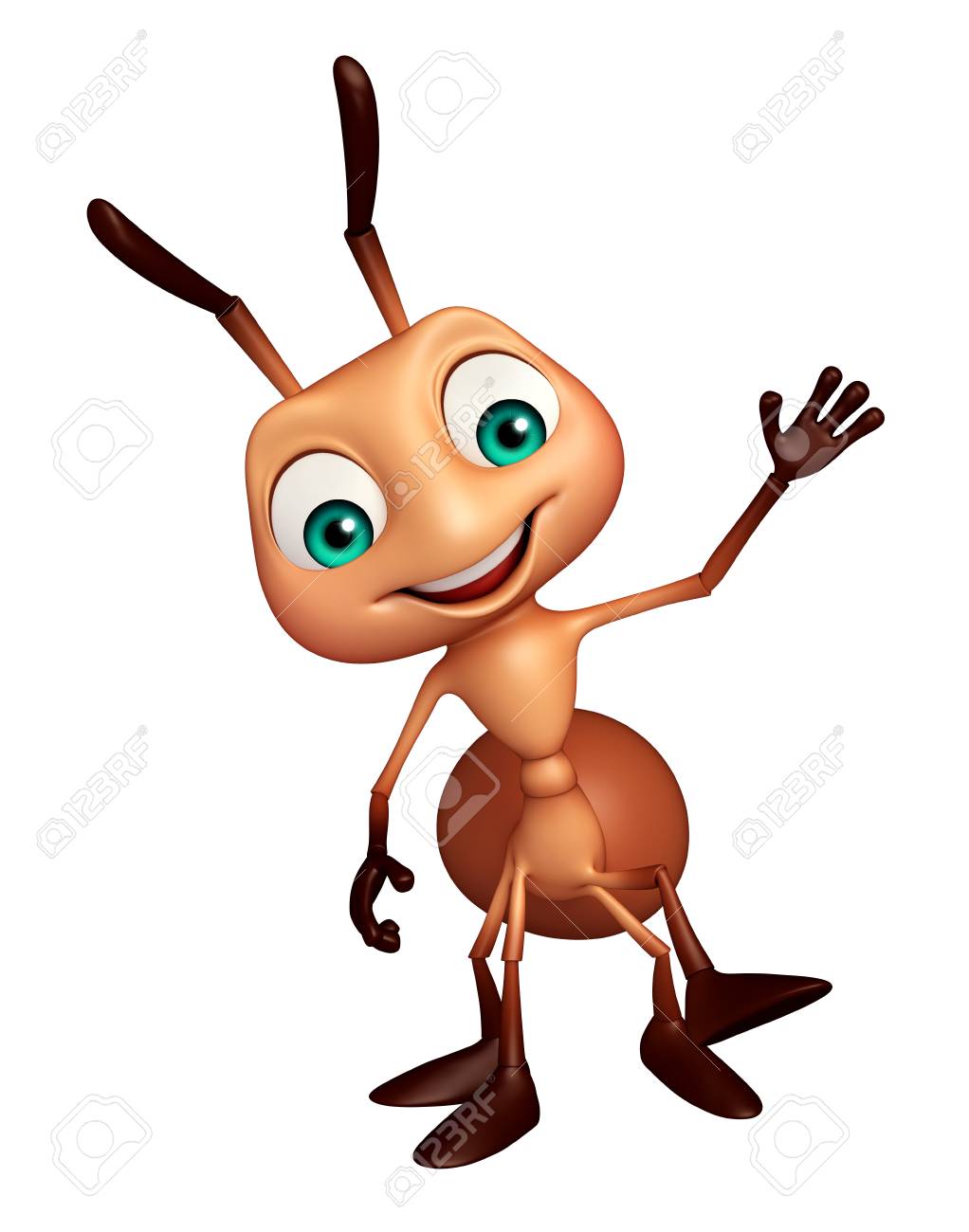 3d Ubertrug Illustration Der Lustigen Zeichentrickfilm Figur Der