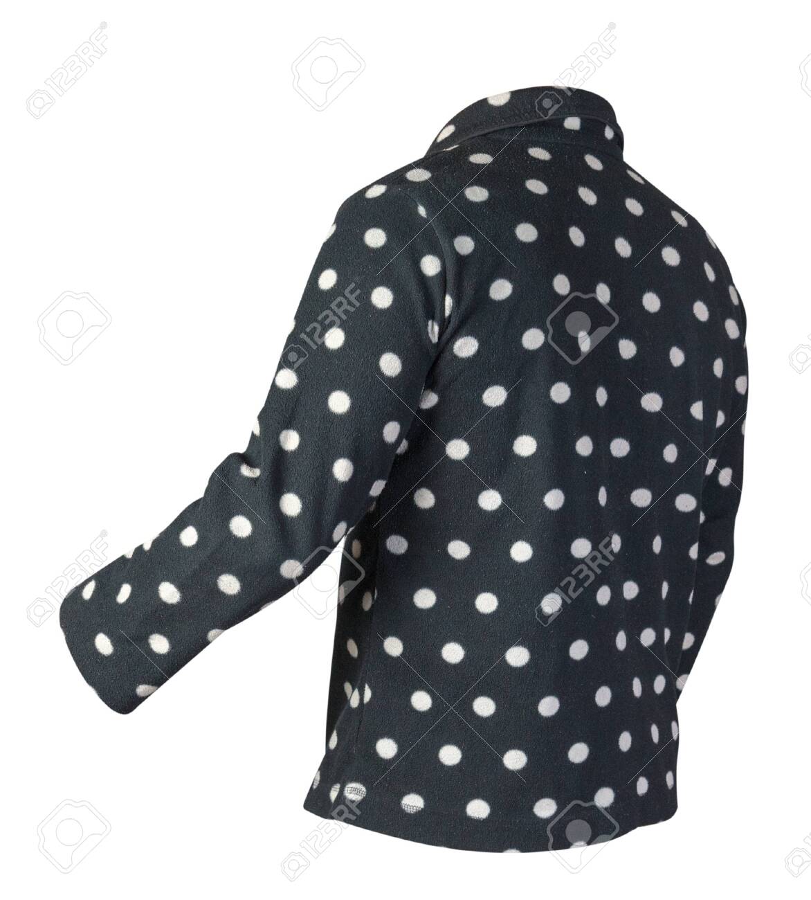 Female Knitted Black And White Polka Dots Sweater Isolated On Stock Photo Picture And Royalty Free Image Image 134166922