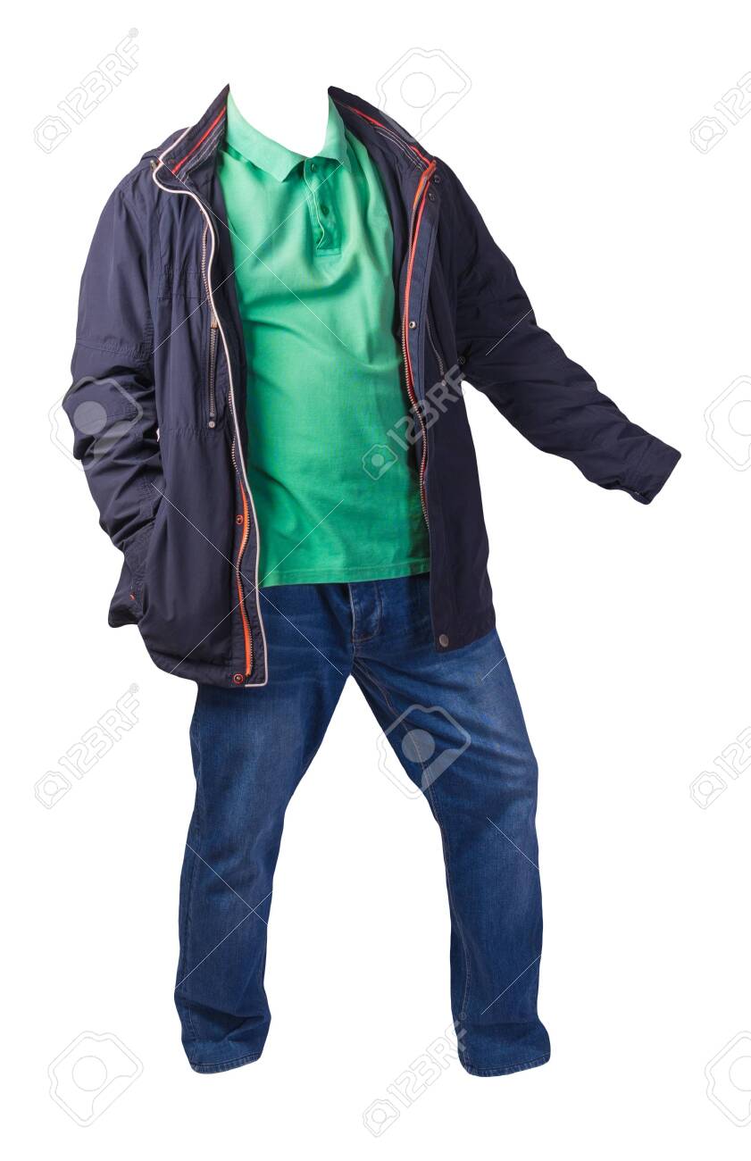 dark green top with jeans