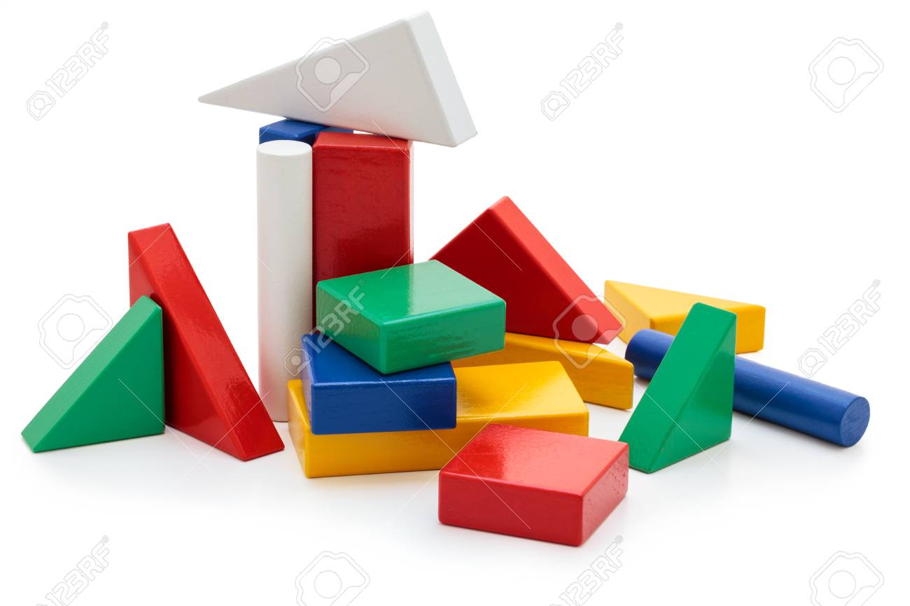 colored wooden blocks
