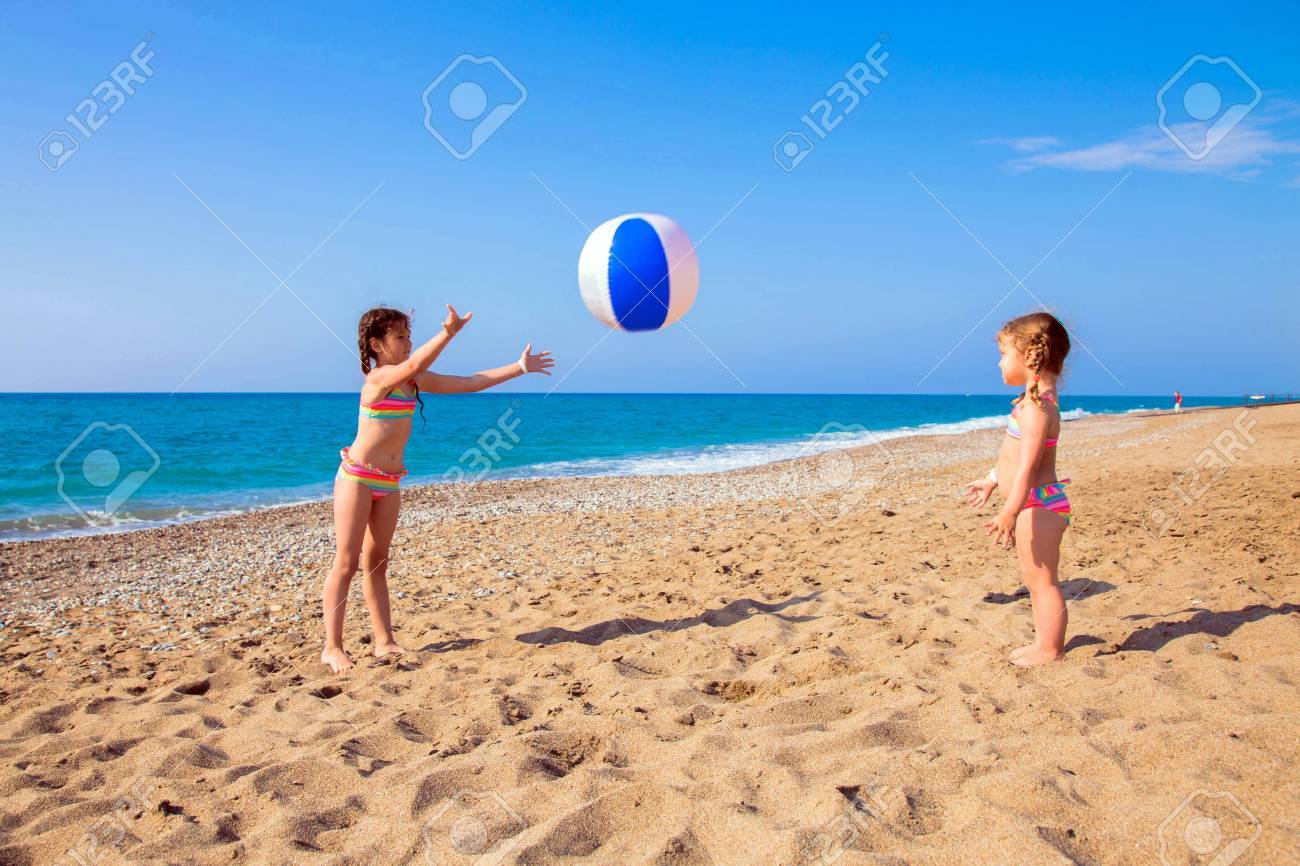ball on the beach