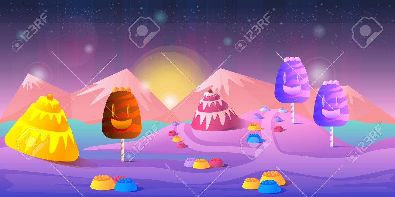 Game Background 2d Game Application. Vector Design. Royalty Free SVG,  Cliparts, Vectors, And Stock Illustration. Image 55944859.